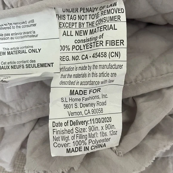 Diamond Ruffle Embroidered Shabby Chic 3 pc Queen Quilt Set - Picture 3 of 11